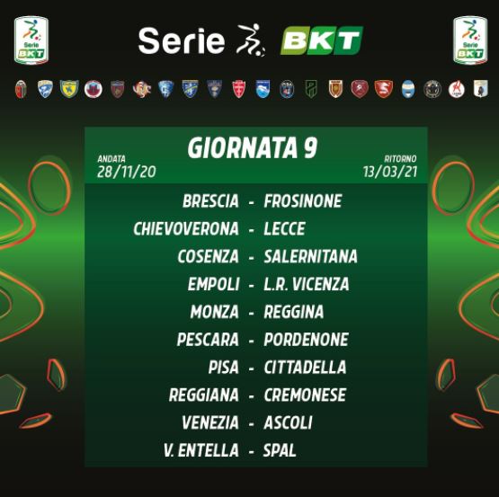 calendario Serie B
